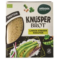 Naturata Knusperbrot Linse Erbse mit Käutern bio 100g