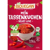 Biovegan Tassenkuchen Velvet Love bio 55g