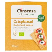 Consenza Knusperbrot Buchweizen-Quinoa bio 100g