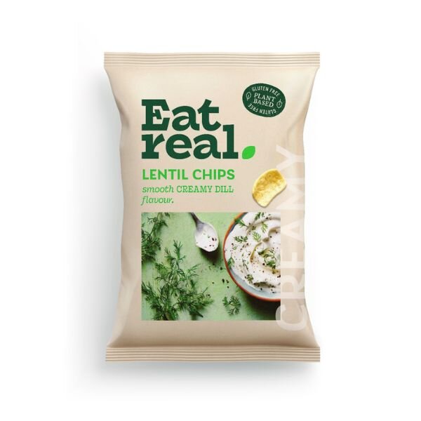 Eat Real Linsen Chips Creamy Dill 95g