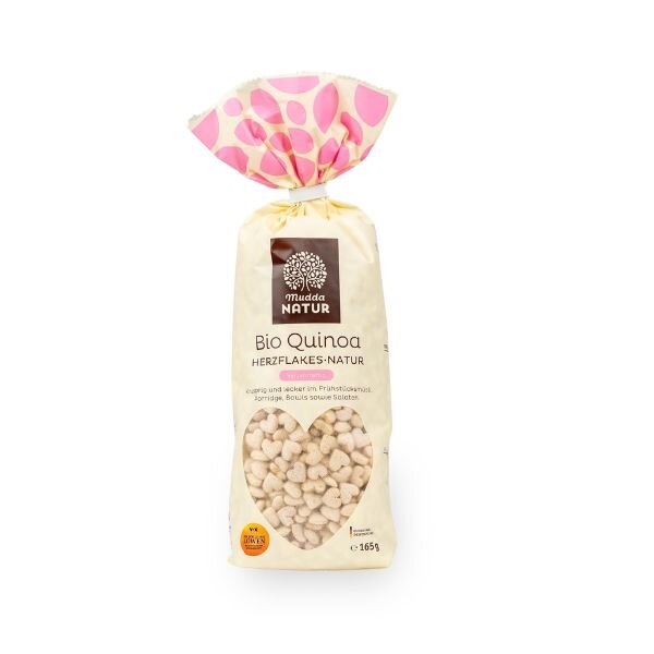 Mudda Natur Quinoa Herzflakes bio 165g