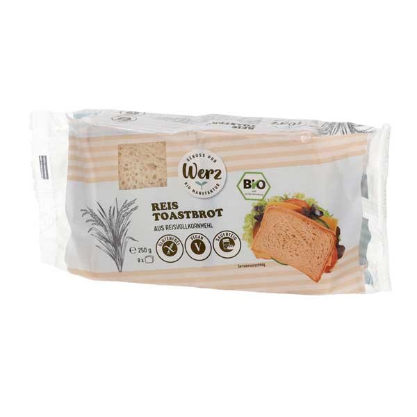 Werz Reis Toastbrot bio 250g